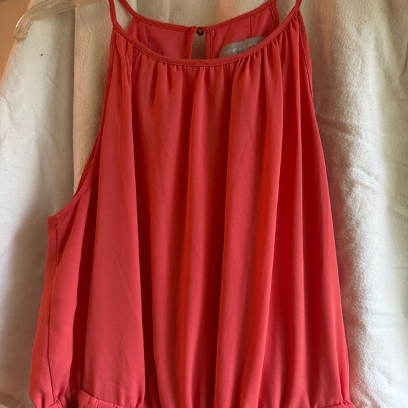 Banana Republic A Line
Halter Solid Coral Cinch Waist
Dress Capri Size 6 - Picture 8 of 8
